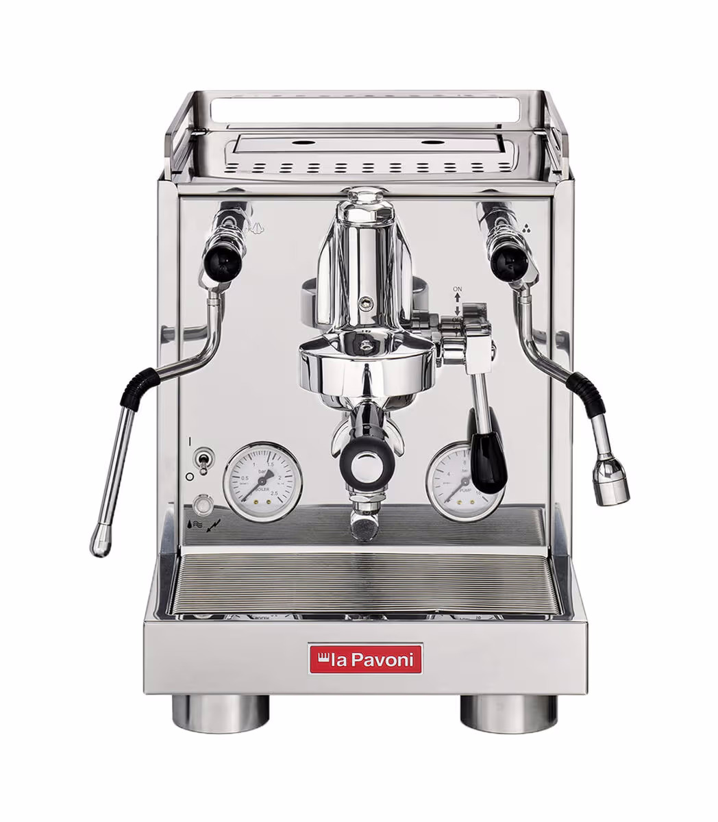 Image of La Pavoni Semiprofesssionell Cellini Evoluzione Siebträgermaschine – Siebträgermaschine/Espressomaschine – edelstahl