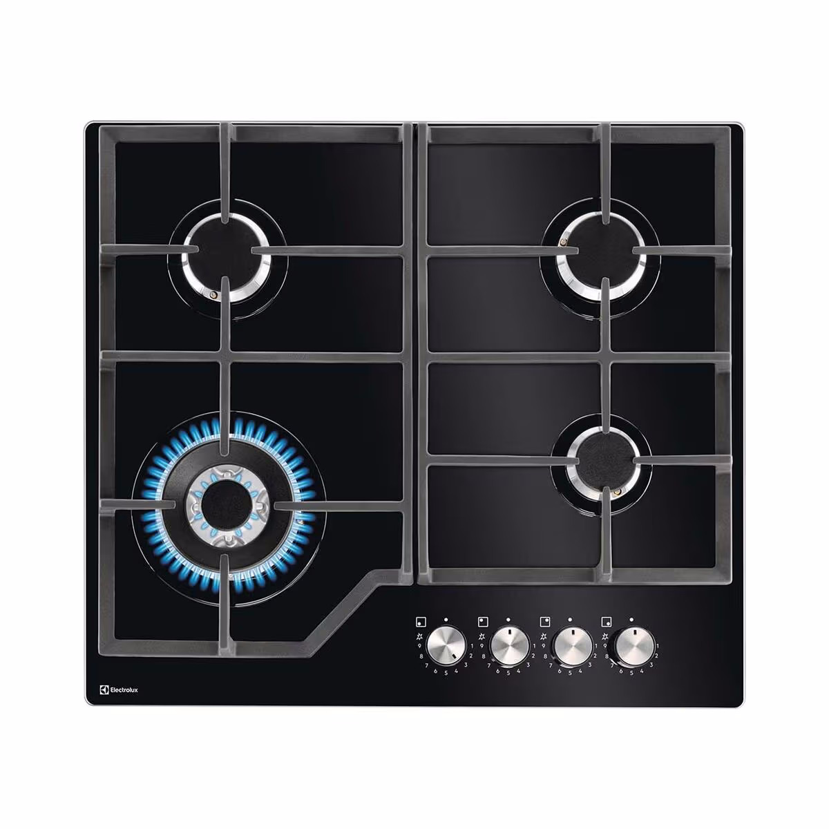 Electrolux GK58DKG4O Gas Kochmulde – Kochmulde/Gusskochplatten – schwarz