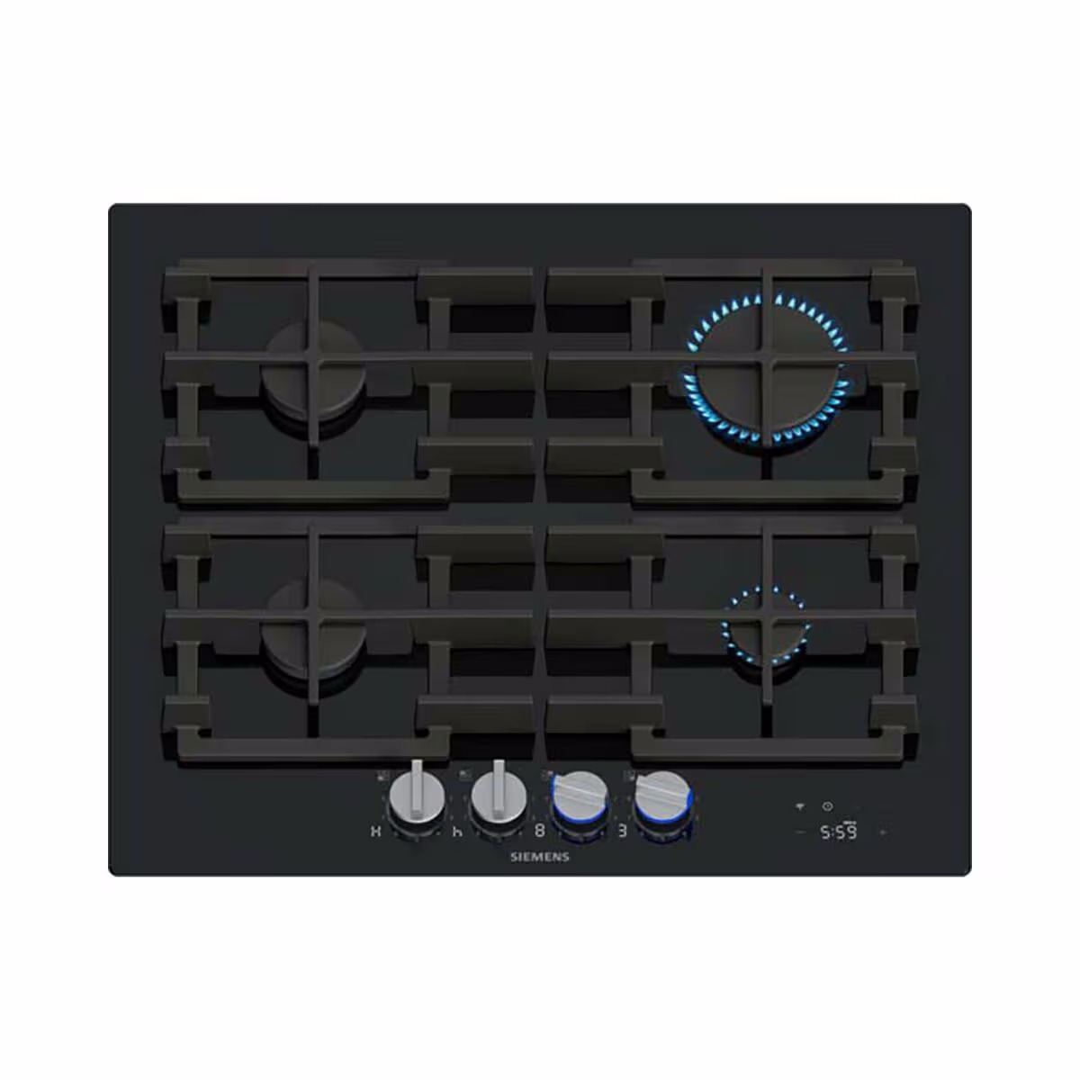 Siemens ER6A6PH40 Gas Kochmulde – Kochmulde/Gusskochplatten – schwarz