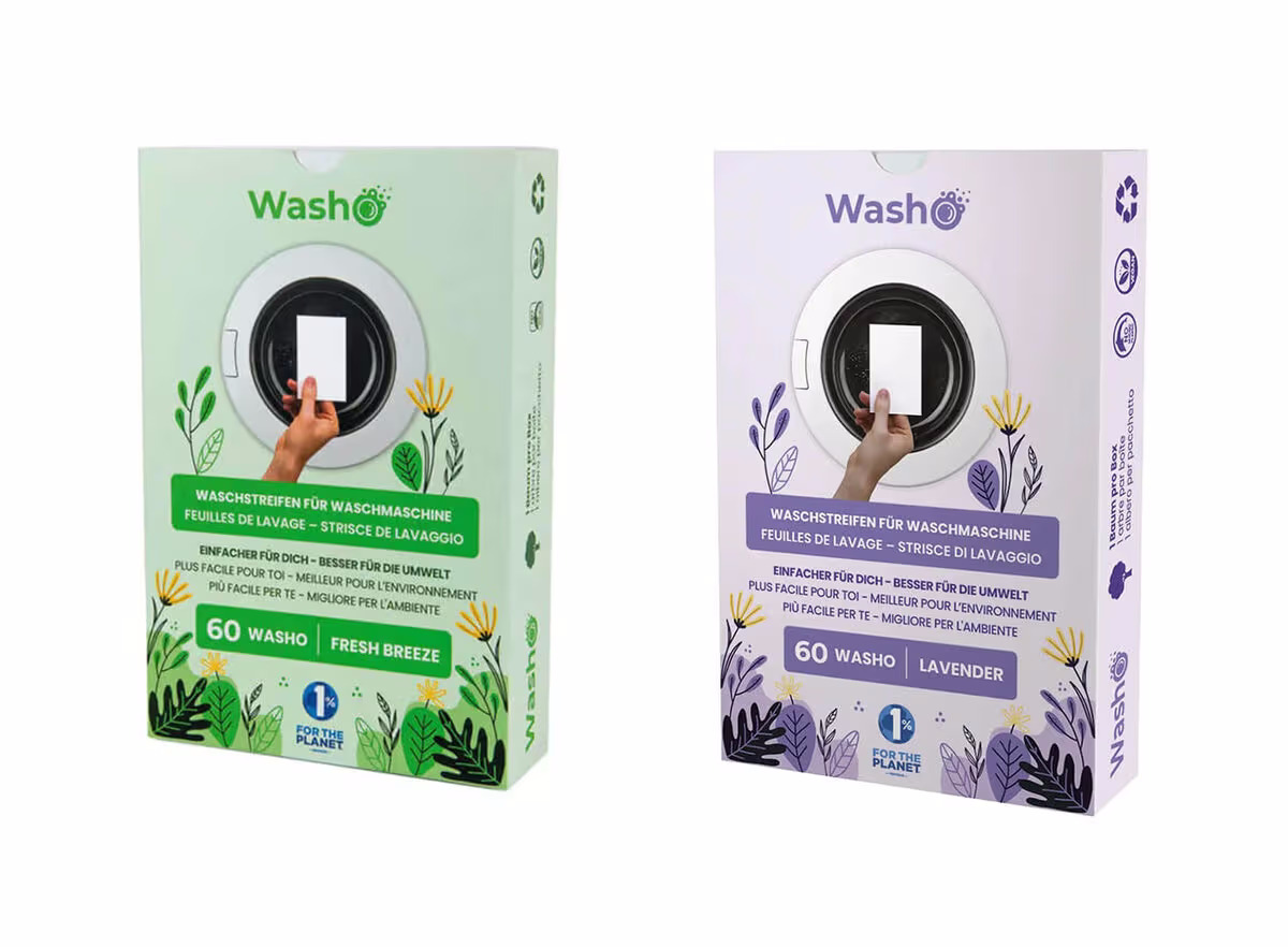 Image of SET Washo 1x Fresh Breeze + 1x Lavender – Waschmittel/Duftflacon