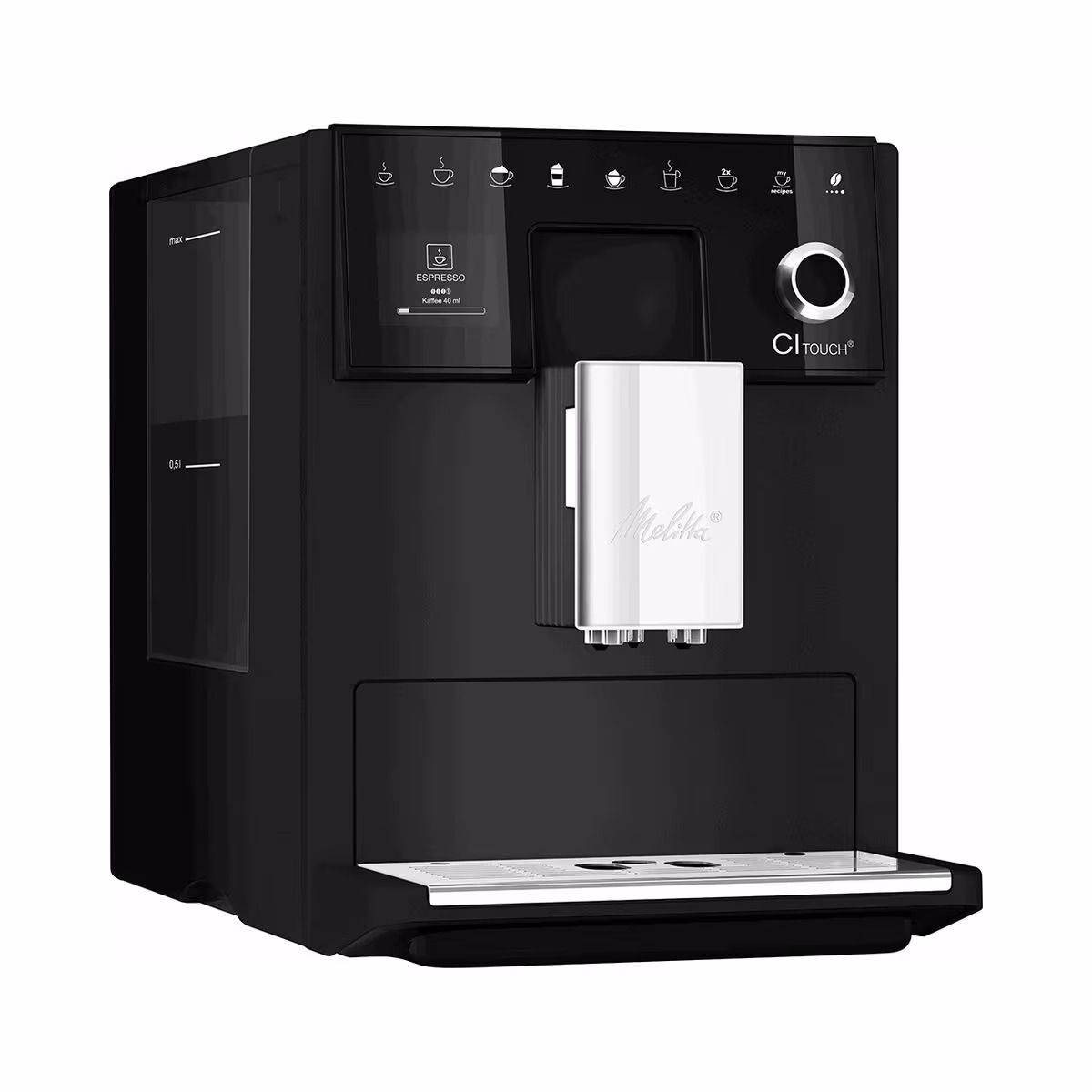 Image of Melitta CI Touch schwarz Kaffeevollautomat – schwarz / silber