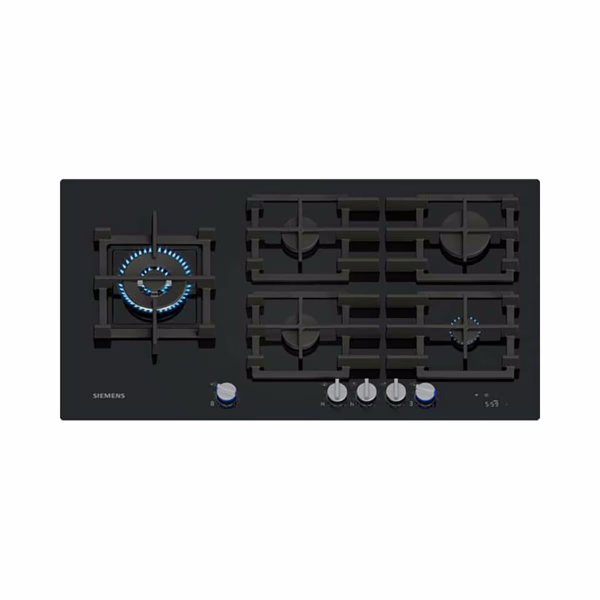 Siemens ER9A6SH40 Gas Kochmulde – Kochmulde/Gusskochplatten – schwarz