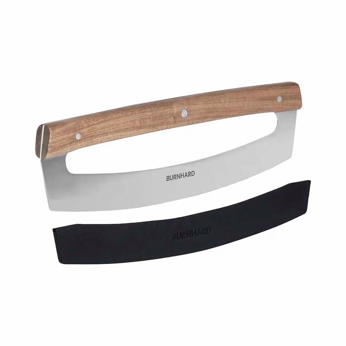 Image of Burnhard Pizza-Wiegemesser [35.5 cm] Pizzamesser – Grillzange/Grillbesteck – grau