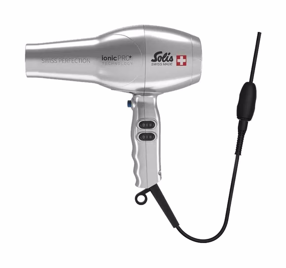 Solis Swiss Perfection 360° ionicPRO silber Haarfön – Haarföhn/Haartrockner