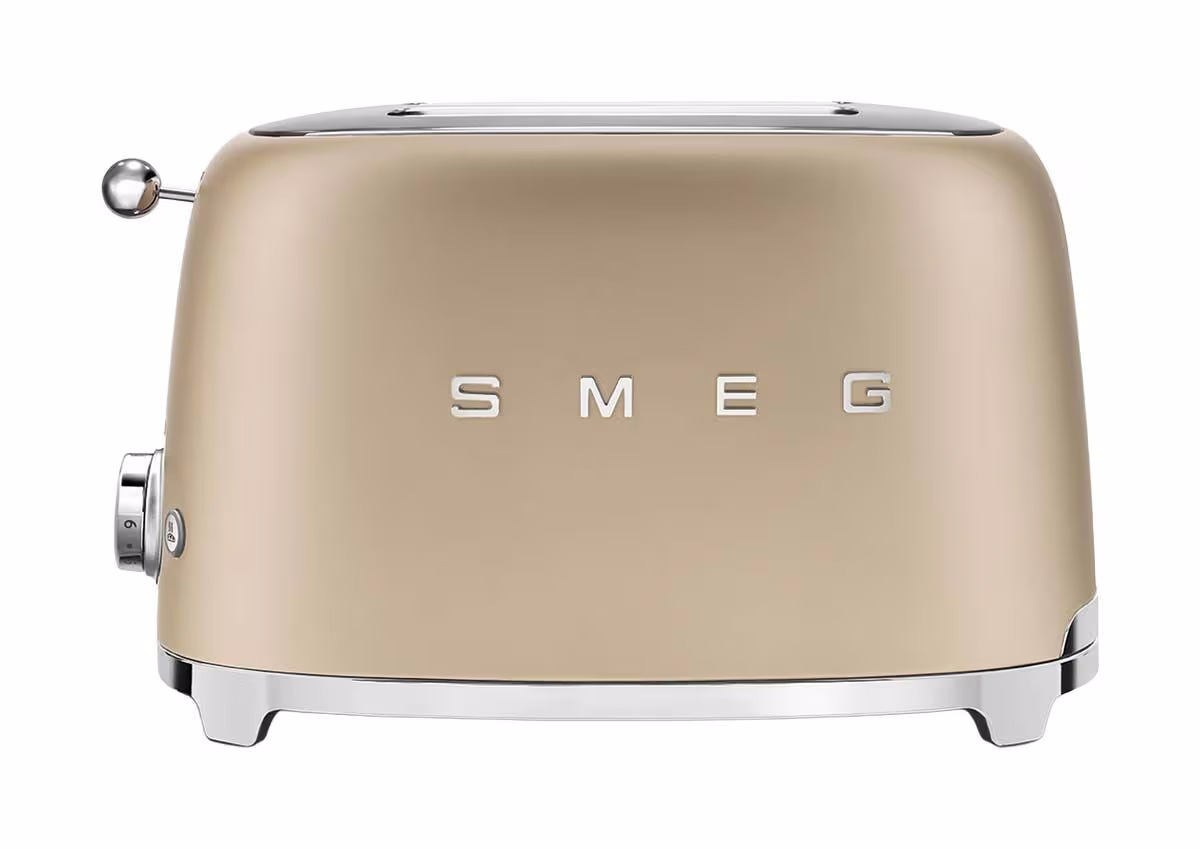 Smeg TSF01CHMEU Toaster – gold