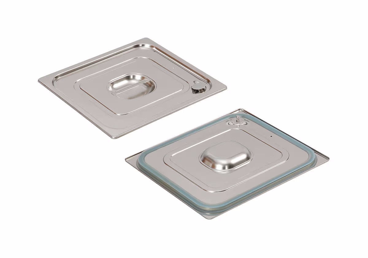ProChef GN-Steck Deckel 2/3 glänzend Deckel für Behälter – GN-Behälter/Gastronormbehälter