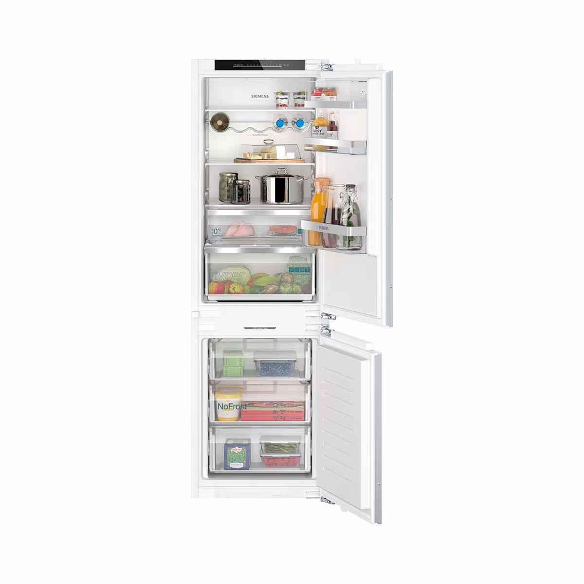 Siemens KI86NADD0 Kühlschrank mit Gefrierfach vollintegriert – Einbaukühlschrank mit Gefrierfach 60 cm vollintegriert
