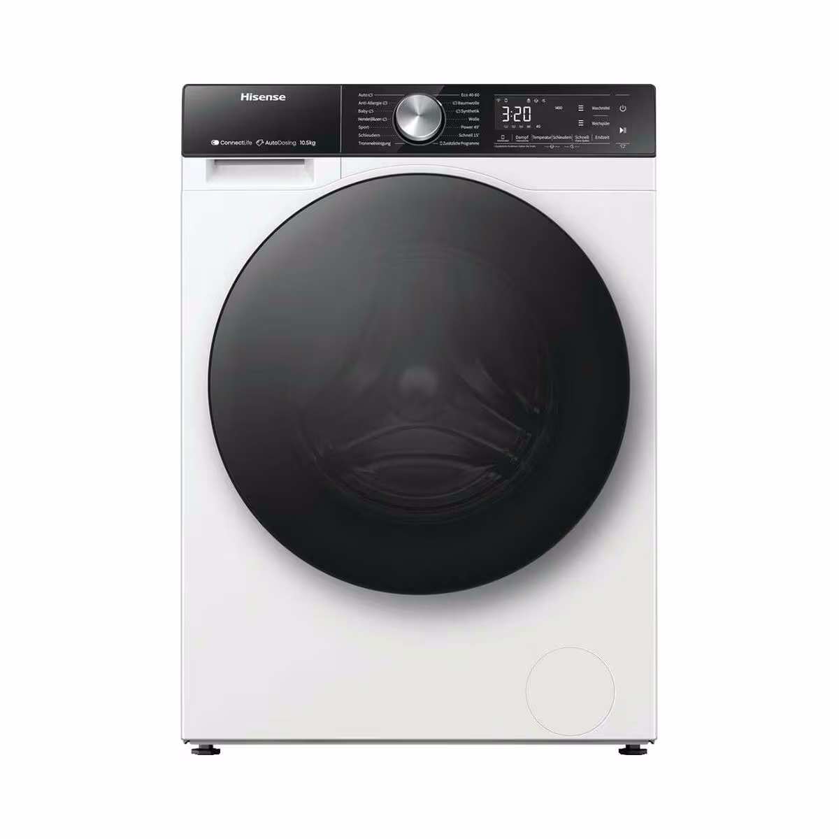 Hisense WF5S 1045BW Waschmaschine Frontlader – schwarz / weiss
