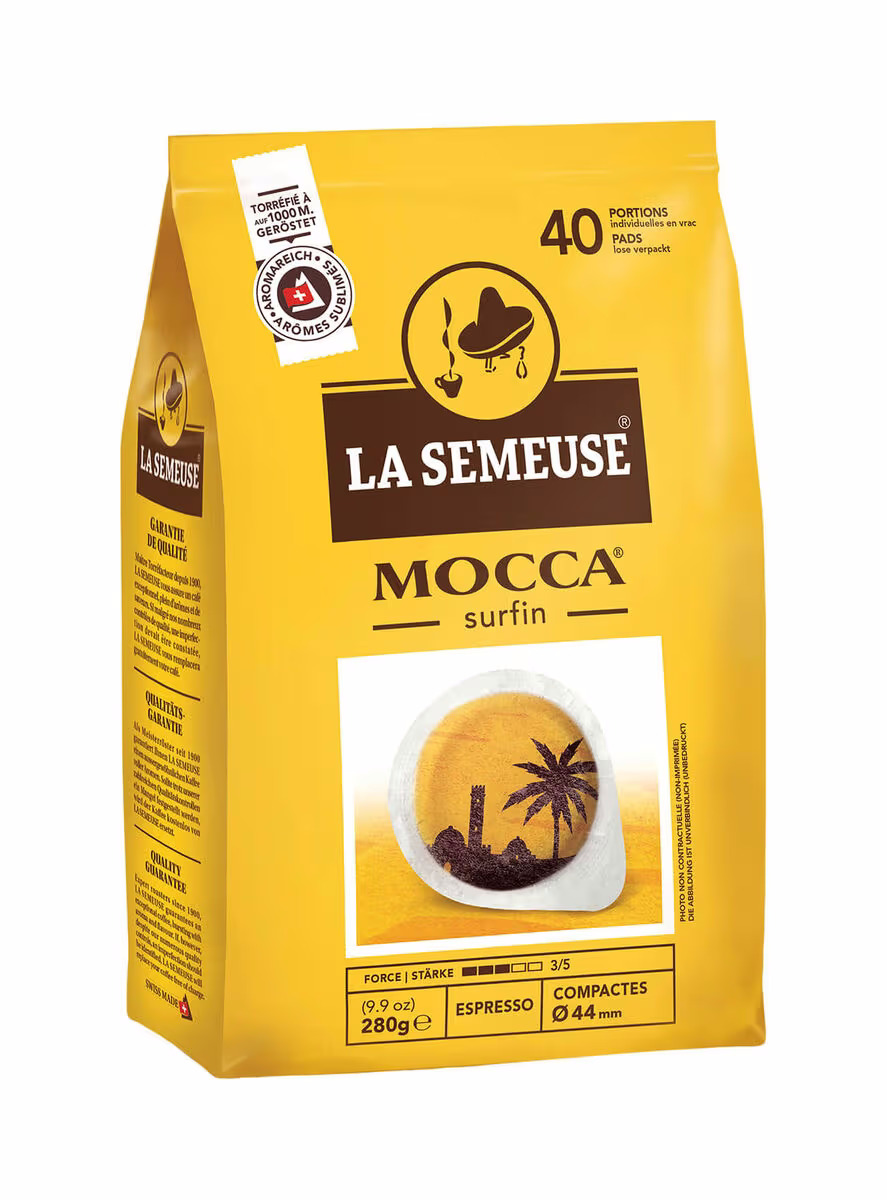 Image of La Semeuse Mocca 40 Portionen 44mm Beutel – Diverse Kaffeekapseln/Kaffeepads