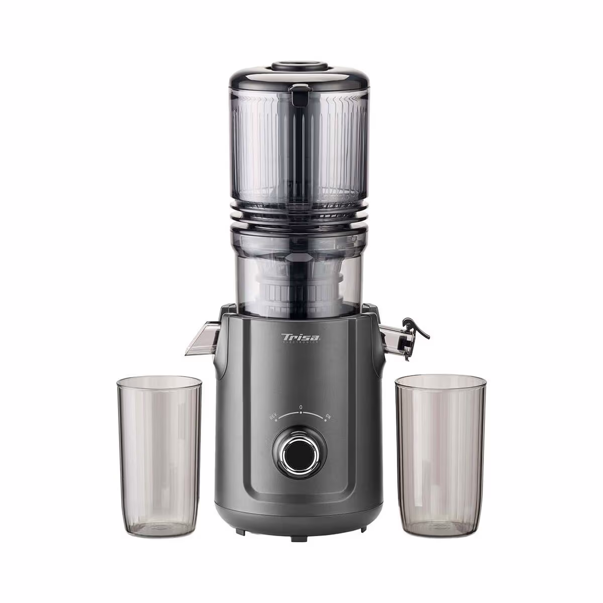 Image of Trisa Slow Flow Juice Entsafter – Entsafter/Saftpresse/Zitruspresse – schwarz