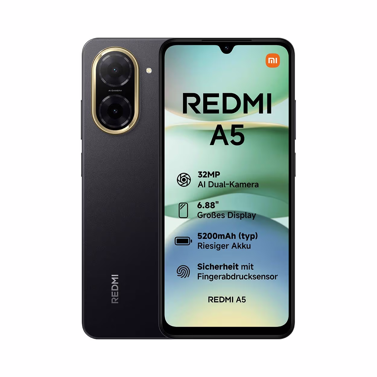 Image of Xiaomi Redmi A5 – 64 GB, Midnight Black, 6.88'', 32 MP, 4G Smartphone – Weitere Xiaomi Handys
