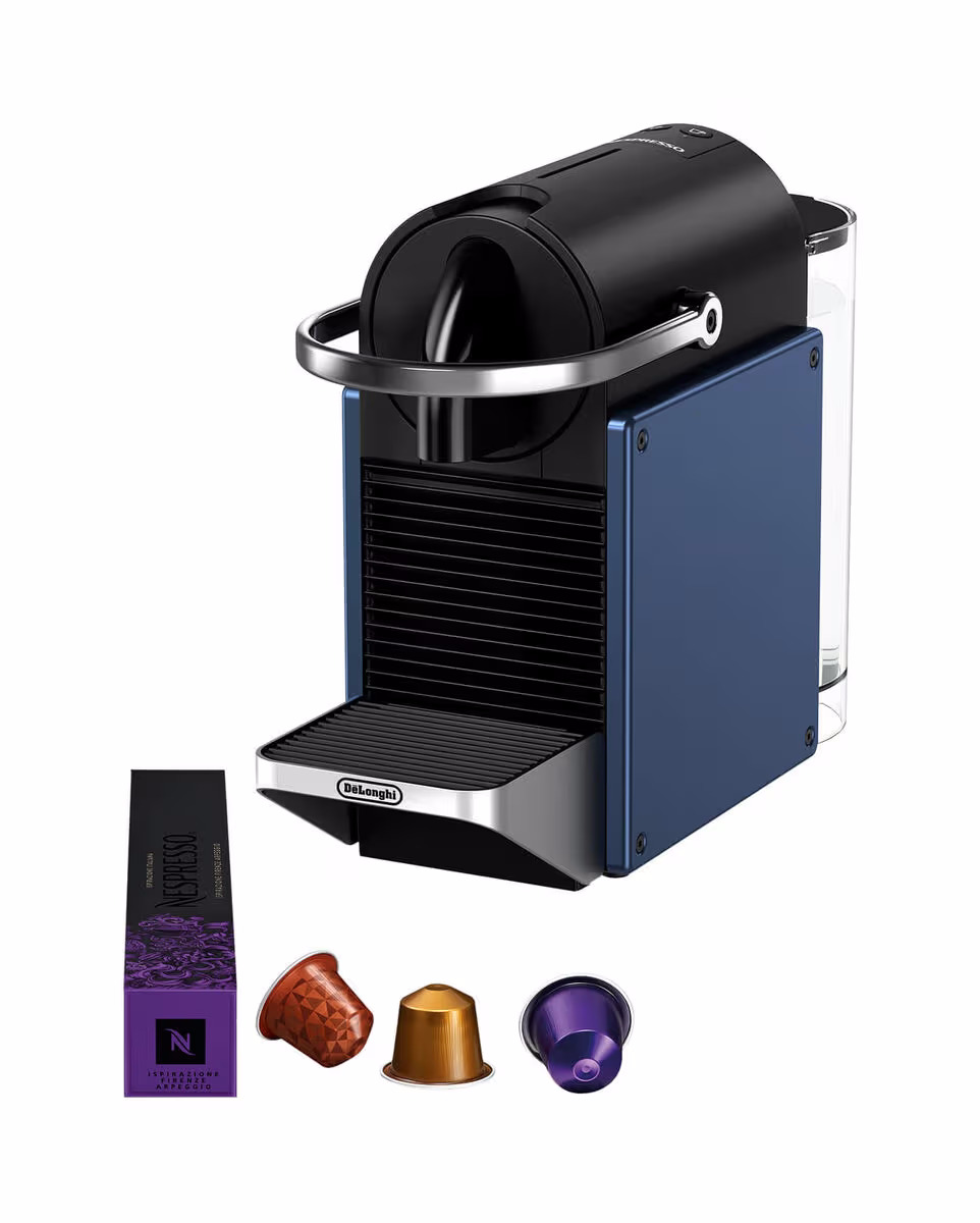 De Longhi Pixie EN127.BL Dunkelblau Nespressomaschine – Nespresso Maschine Original