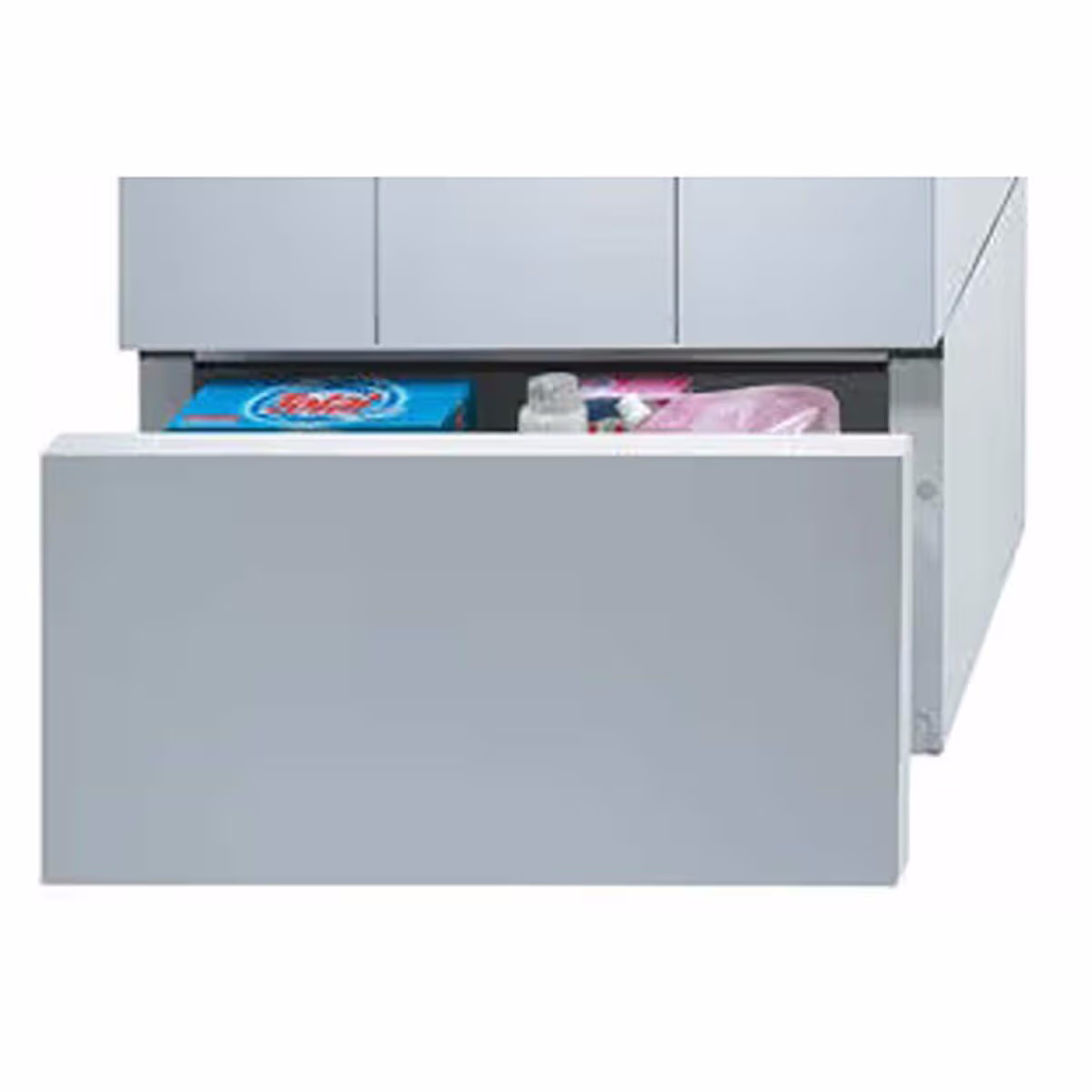 V-ZUG Komfortschublade zu V2000/V4000/V6000 – Zwischenbausatz Waschturm – grau