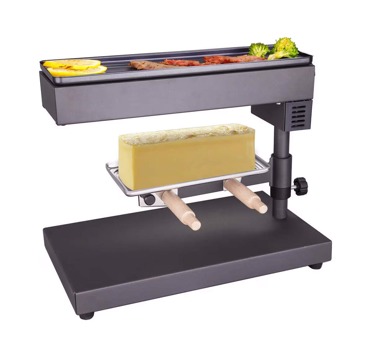 Nouvel Bloc 600W schwarz Raclettegerät – Raclette Ofen/Raclette Grill
