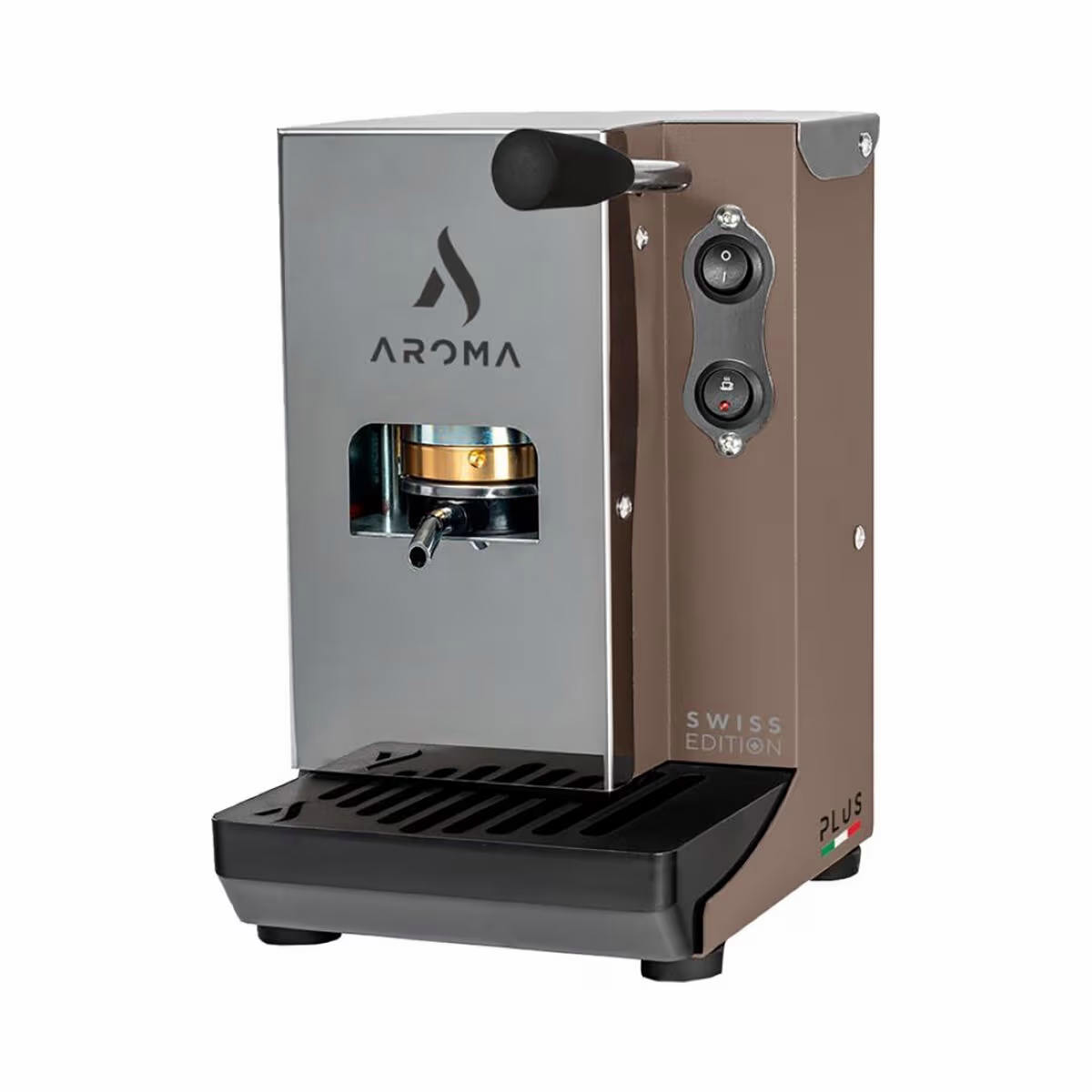 Image of AROMA Plus Basic Swiss Edition braun Kaffeemaschine – Kapselmaschine Divers
