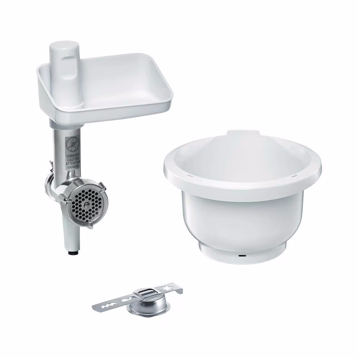 Bosch MUZS2BS Back -Sensations-Set – Diverse Küchenutensilien – weiss / silber