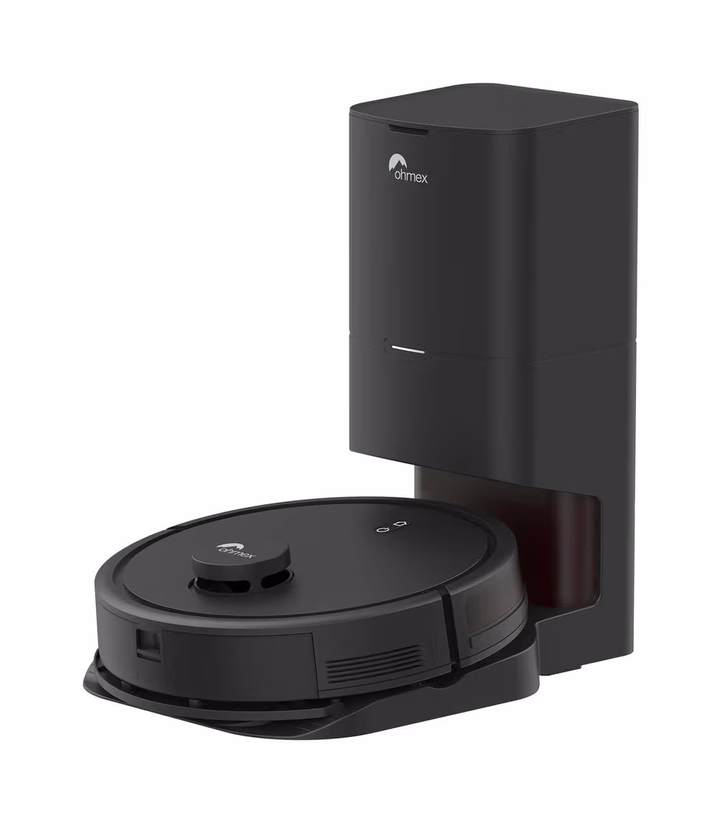 Ohmex KEHRSAUGROBOTER Laser OHM-ROB-5600BIN Robotersauger – Staubsauger Roboter/Saugroboter – schwarz