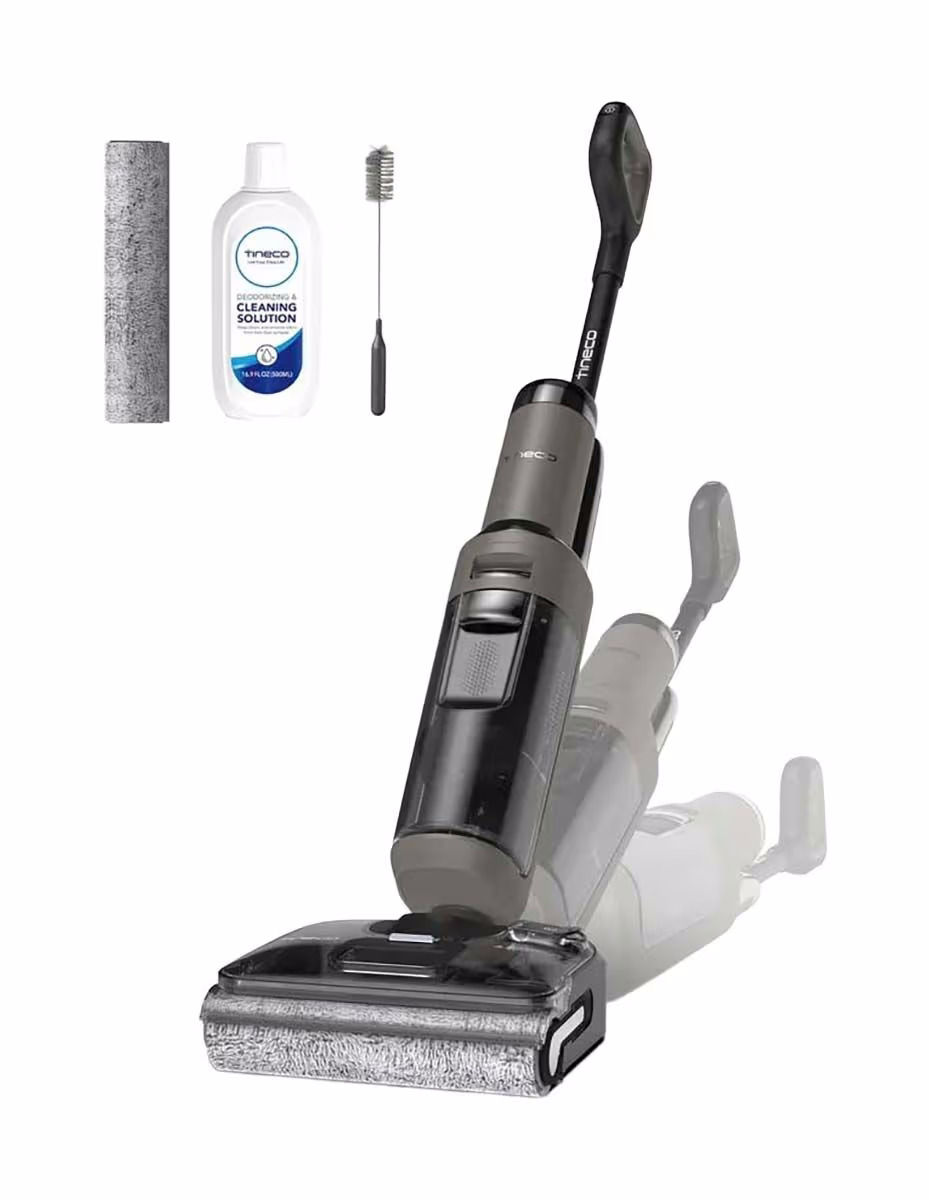 Tineco FLOOR ONE i6 Stretch Plus Staubsauger – Nass und Trockensauger – dunkelgrau
