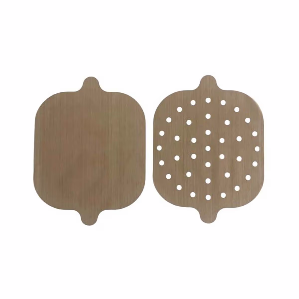 Image of NO STIK NS-24019-S 2er-Set eckig Frittierfolie – Friteuse Zubehör – braun
