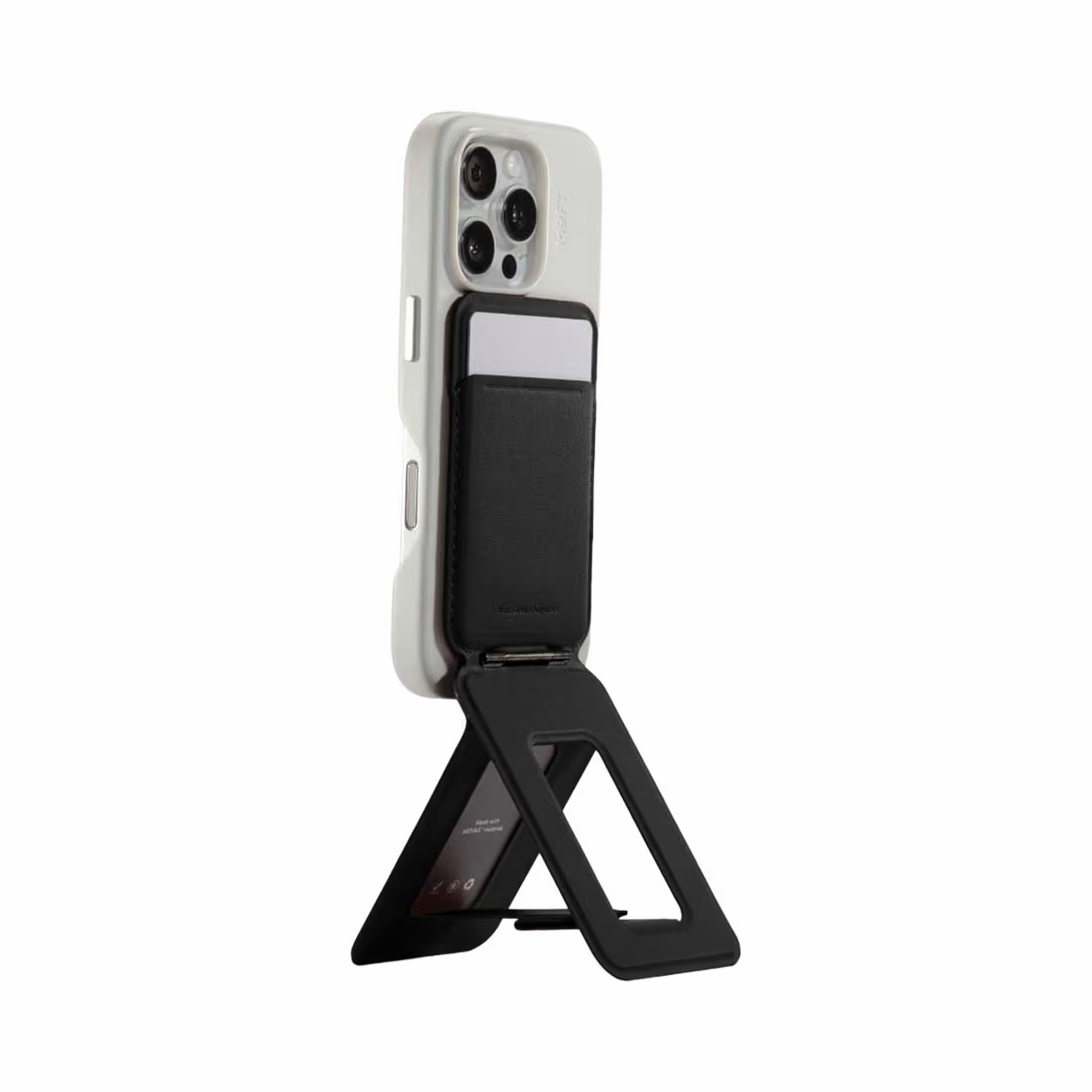 Image of MOFT Snap Tripod Stand und Wallet MOVAS Jet Black Stativständer & Etui – Handyhülle/Handy Tasche – schwarz