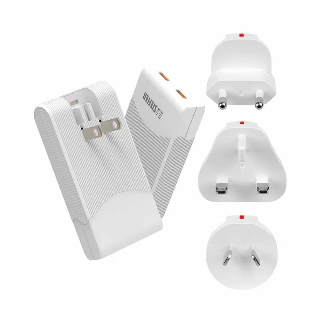 Image of Steffen World PD 65W Reiseadapter – weiss