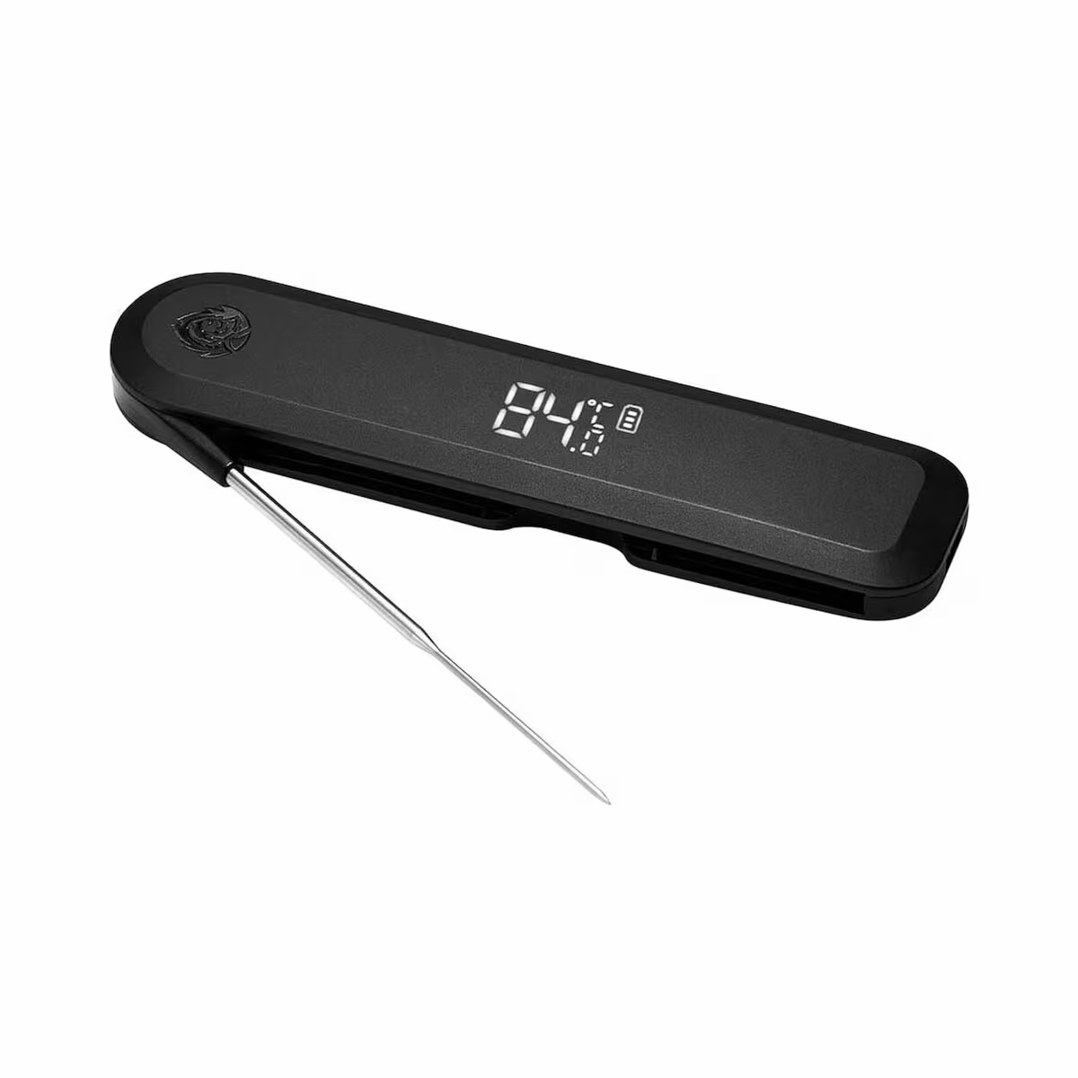 Image of Burnhard Einstich-Thermometer, klappbar Grillthermometer – Holzkohle/Briketts/Grill Anzünder – schwarz