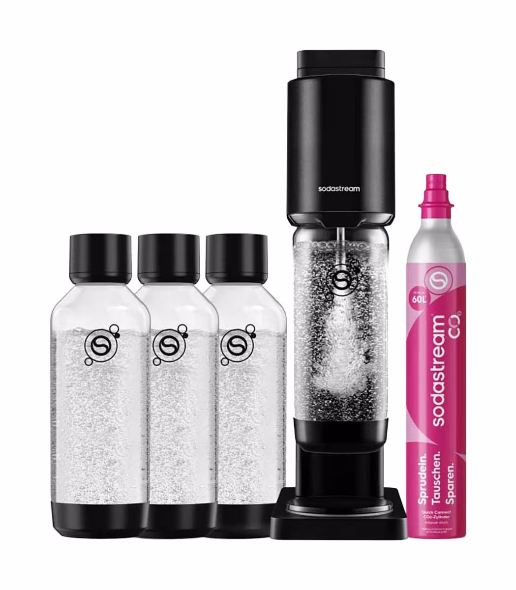 Image of Sodastream FRESH Schwarz Megapack Wassersprudler