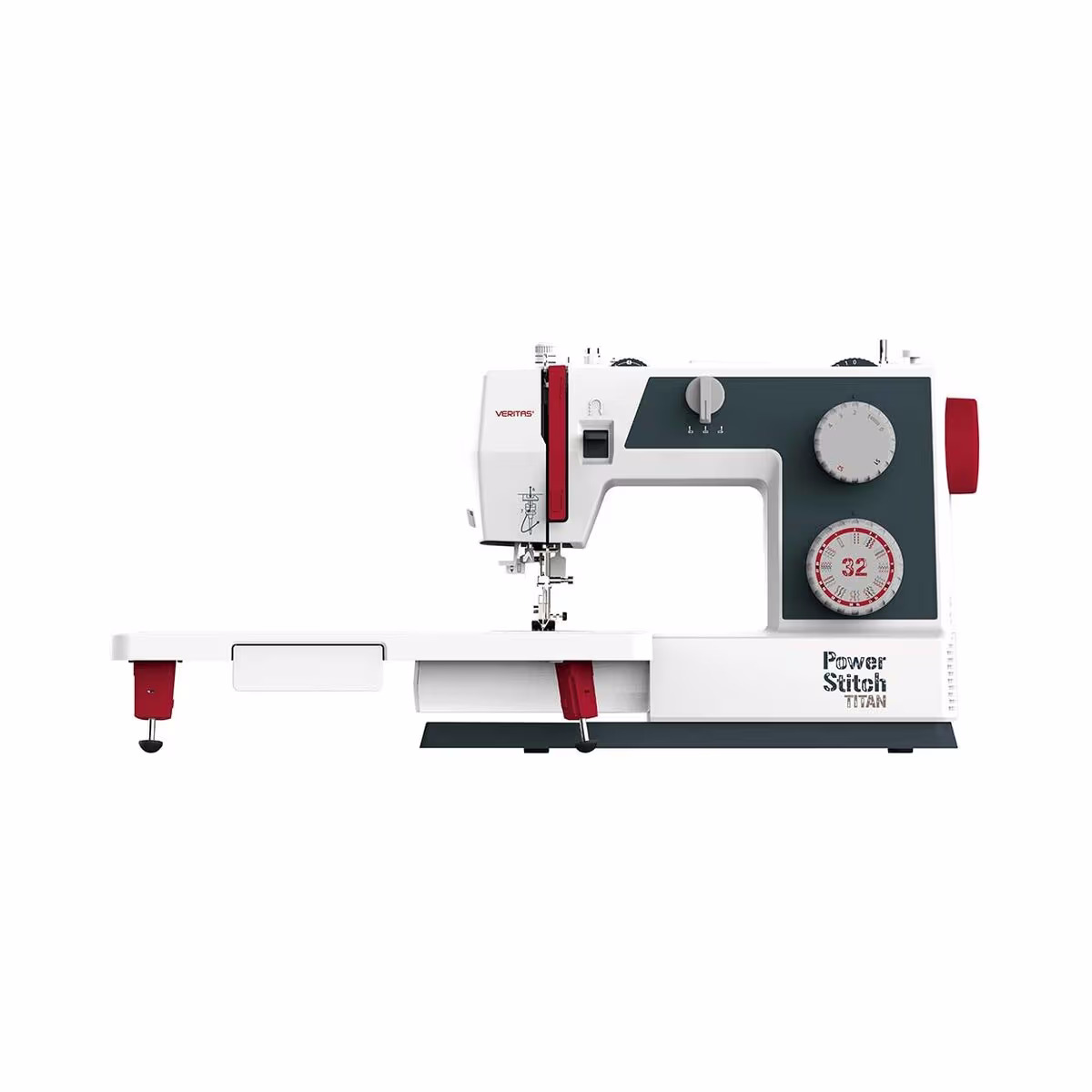Veritas Power Stitch 32 TITAN Nähmaschine – schwarz / weiss