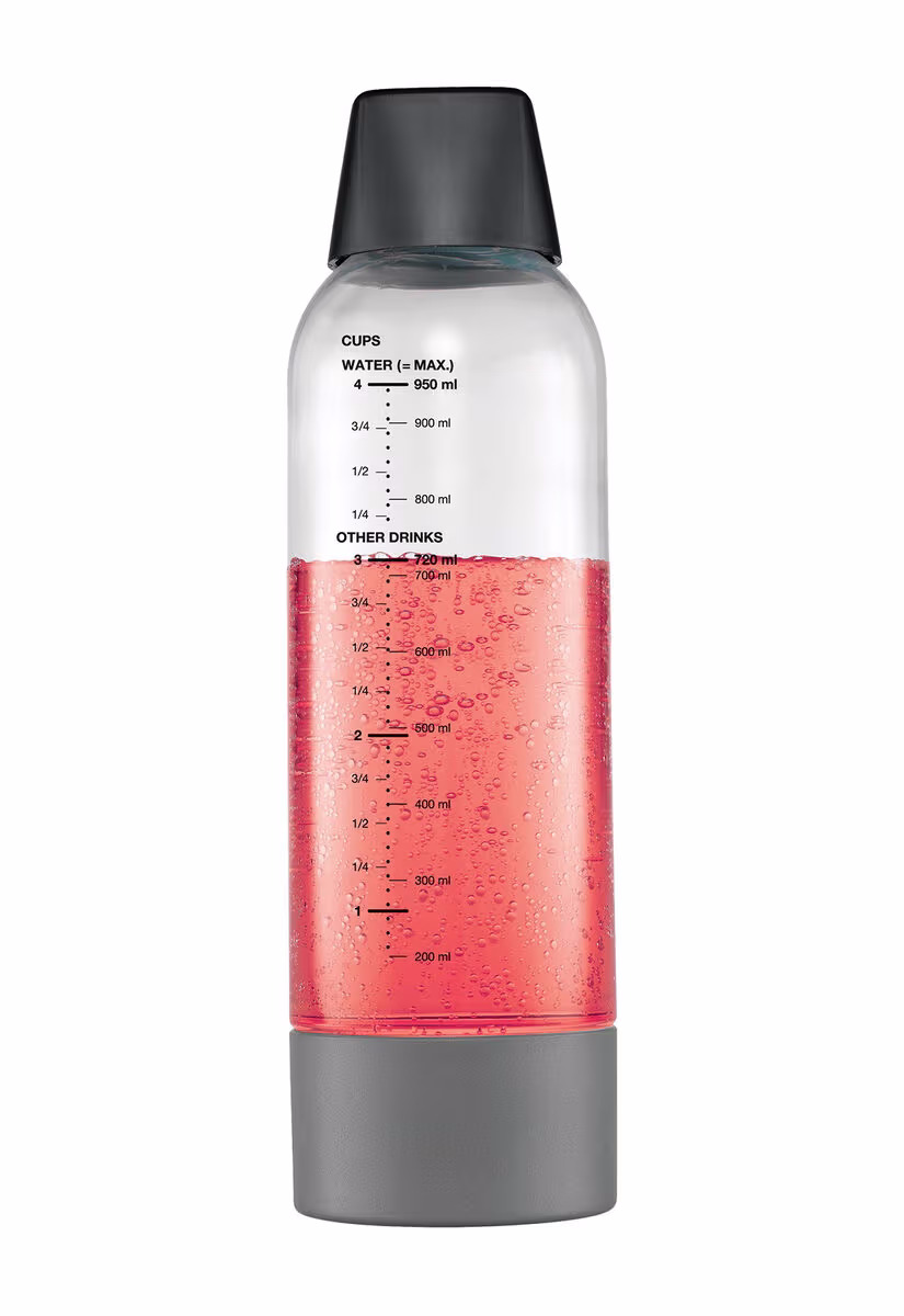 Kisag Soda Twistn Sparkle Ersatzflaschen PET-Flaschen – Wassersprudler Zubehör – transparent