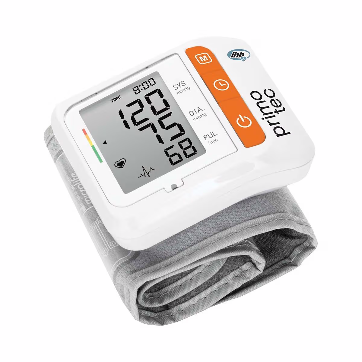 Image of Primotec Vita Pulse Blutdruckmessgerät – Blutdruckmessgerät/Herzfrequenzmessgerät – weiss