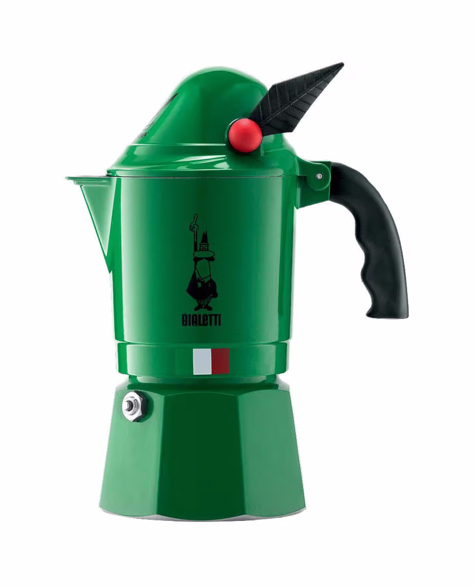 Bialetti Break Alpina 3 Cups Kaffekanne – Filterkaffeemaschine – grün