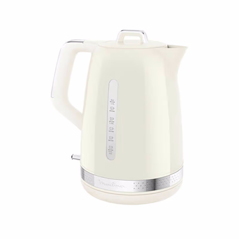 Moulinex BY320ACH Kettle Soleil Range, Cream, 1.7 Wasserkocher – weiss