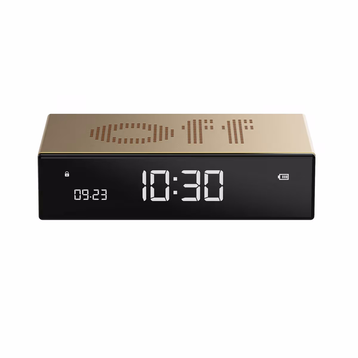 Image of Lexon Flip Premium Gold Wecker – Wecker digital