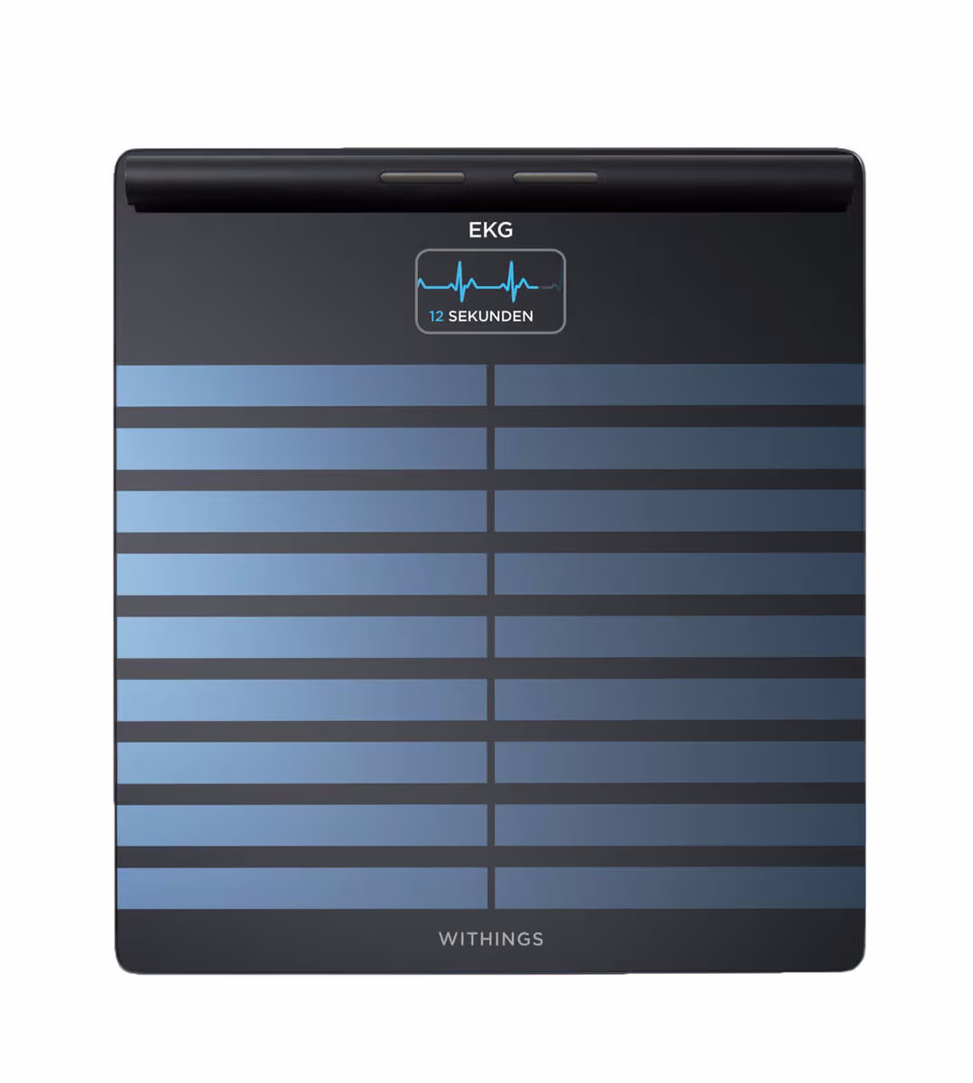 Withings Body Scan Black Analyse-Körperwaage – Körperanalysewaage/Körperfettwaage – schwarz