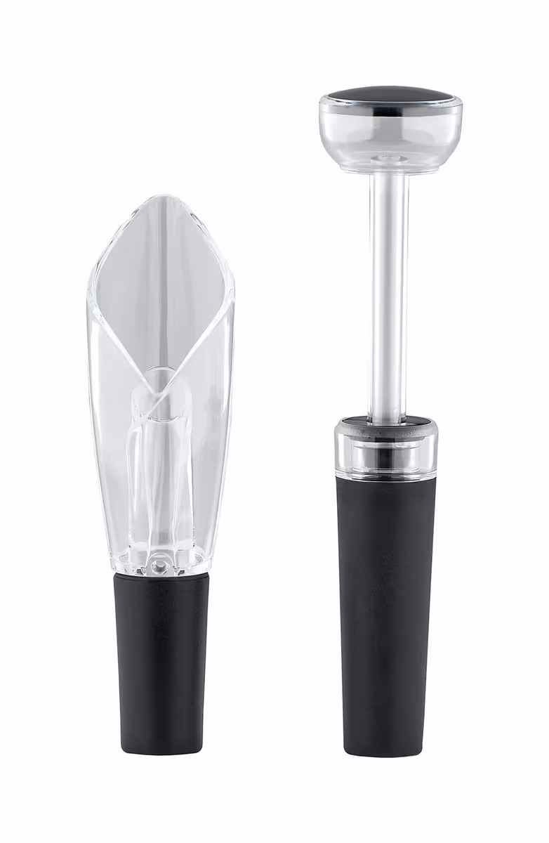 Haier HAWGKIT02 Servier- und Aufbewahrungsset Servier- und Aufbewahrungsset für Wein – Weinzubehör – transparent