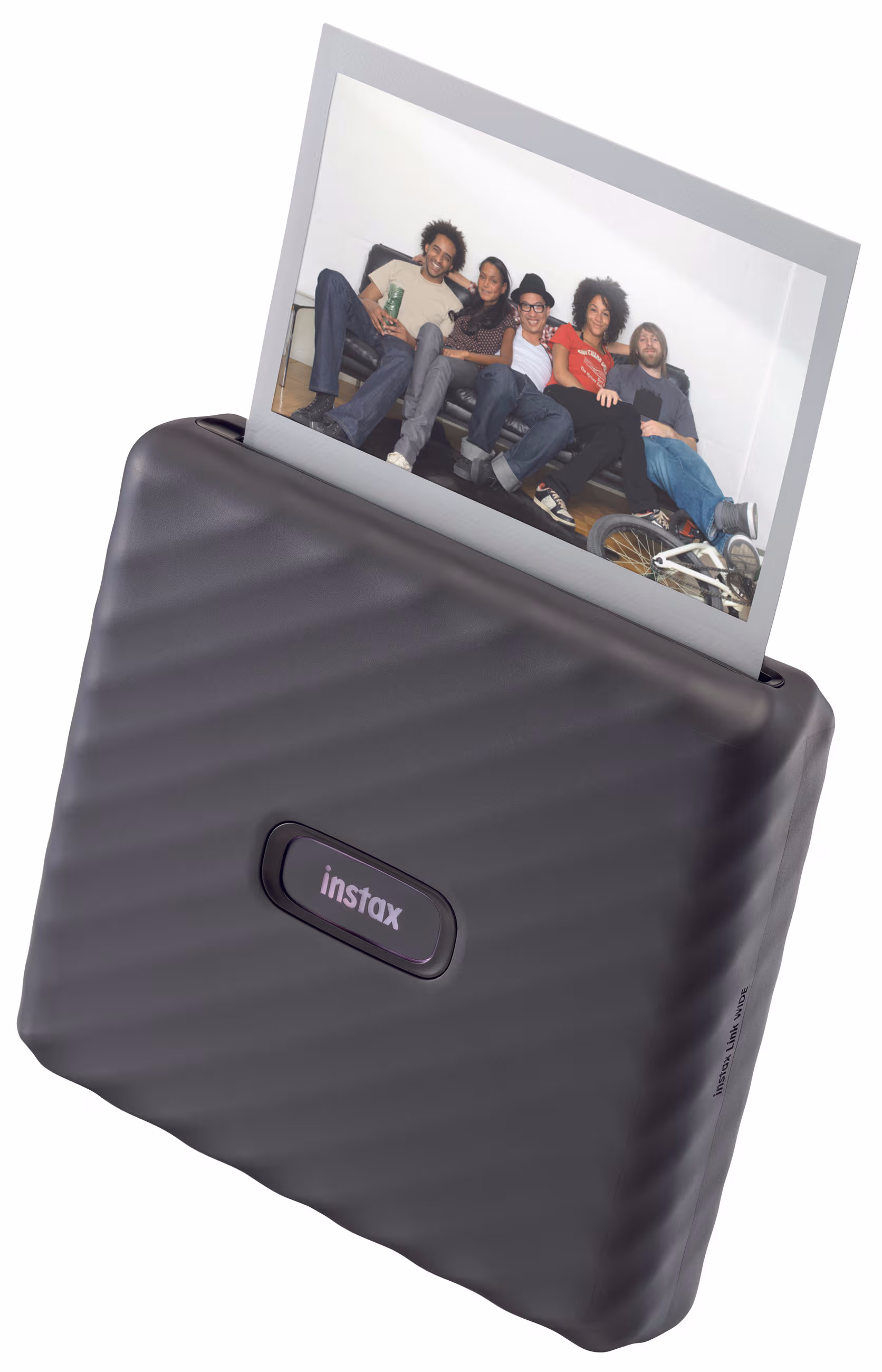 Fujifilm INSTAX Link WIDE Mocha Gray Mobile Printer – Sofortbildkamera/Polaroid Kamera – grau
