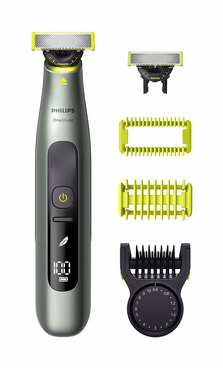 Image of Philips OneBlade Pro Face/Body QP7631/20 Körperrasierer – Bodygroomer/Körperrasierer – schwarz / grau