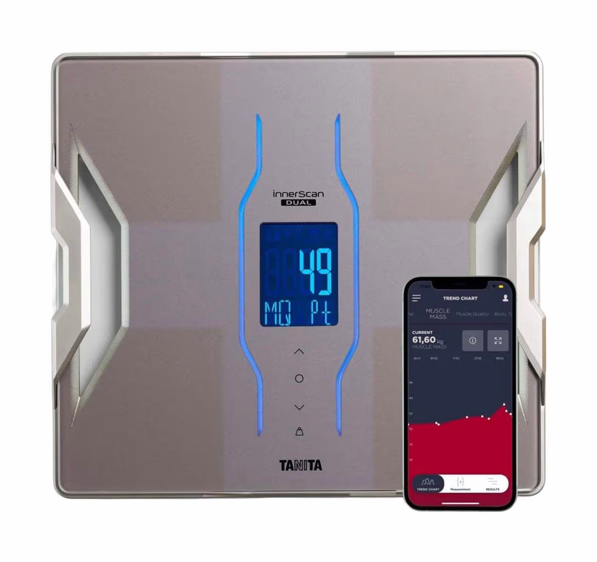 Image of Tanita RD953SPT36 Körperanalysewaage – Körperanalysewaage/Körperfettwaage – platinum