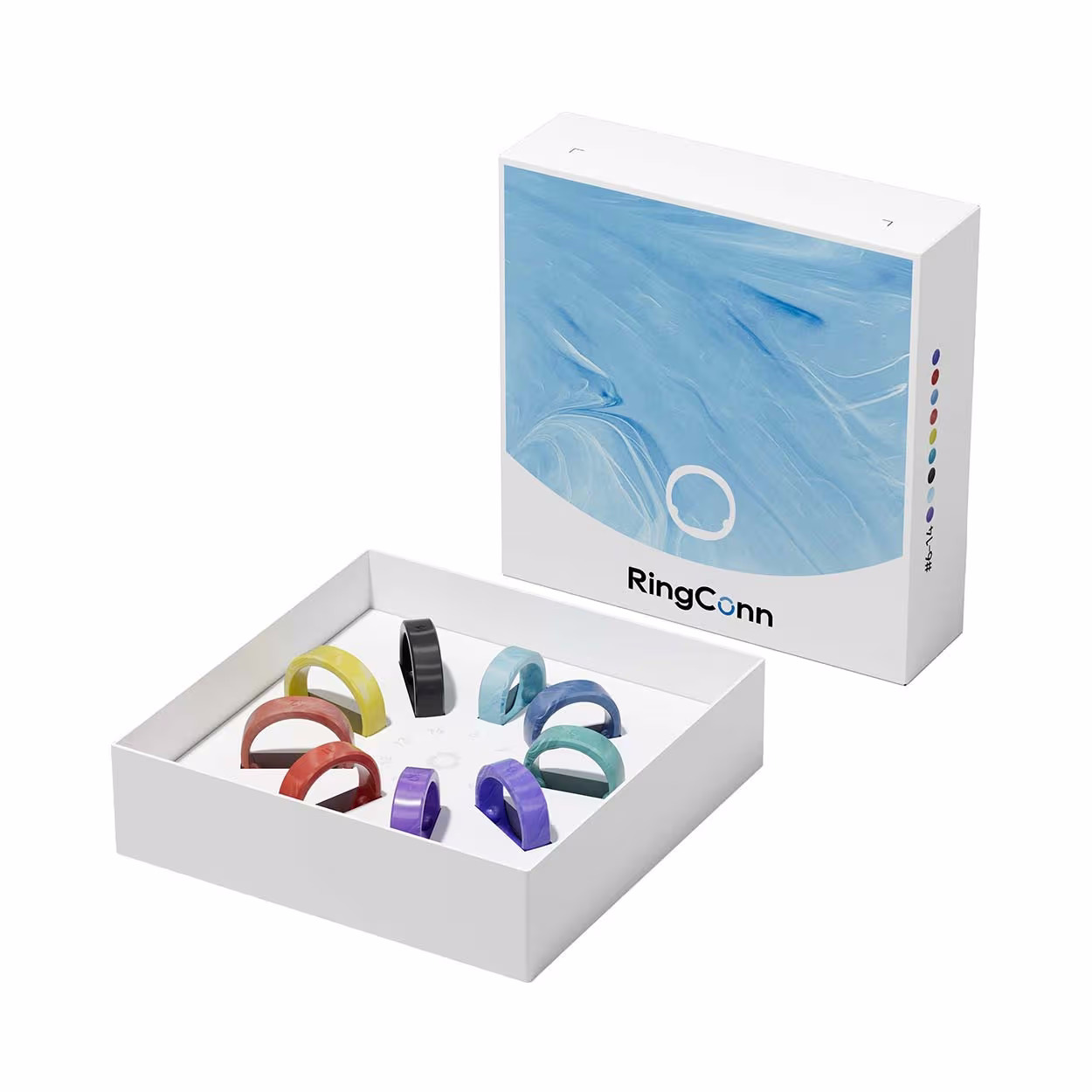 Image of RingConn Smart Ring Gen 2 und Gen 2 Air Sizing Kit Gesundheitstracker – Smart Ring - Smartring