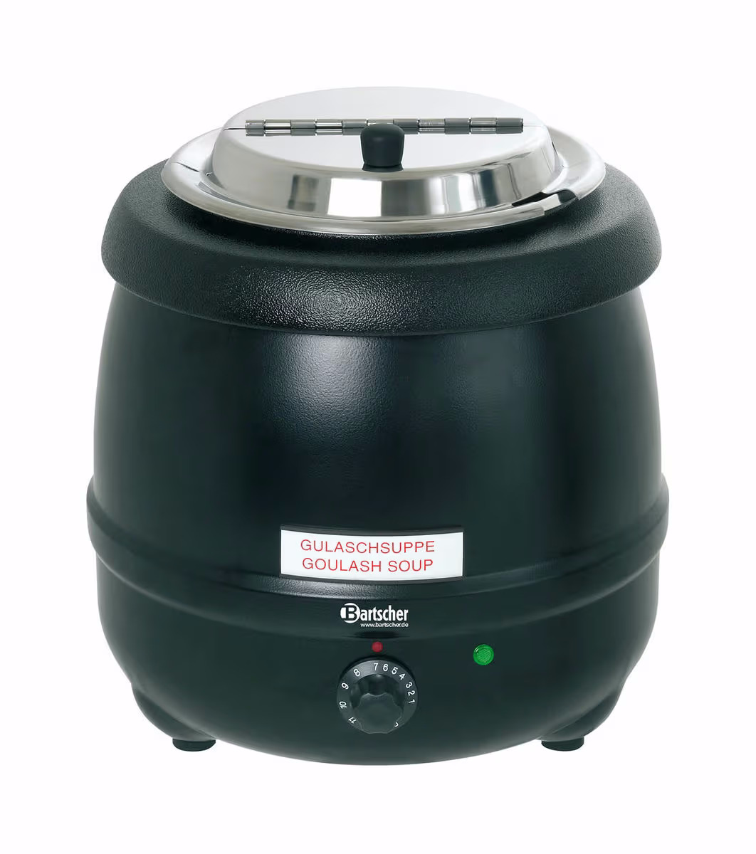 Bartscher Suppentopf Economic 9L – Gastro Pfanne/Gastro Topf – schwarz