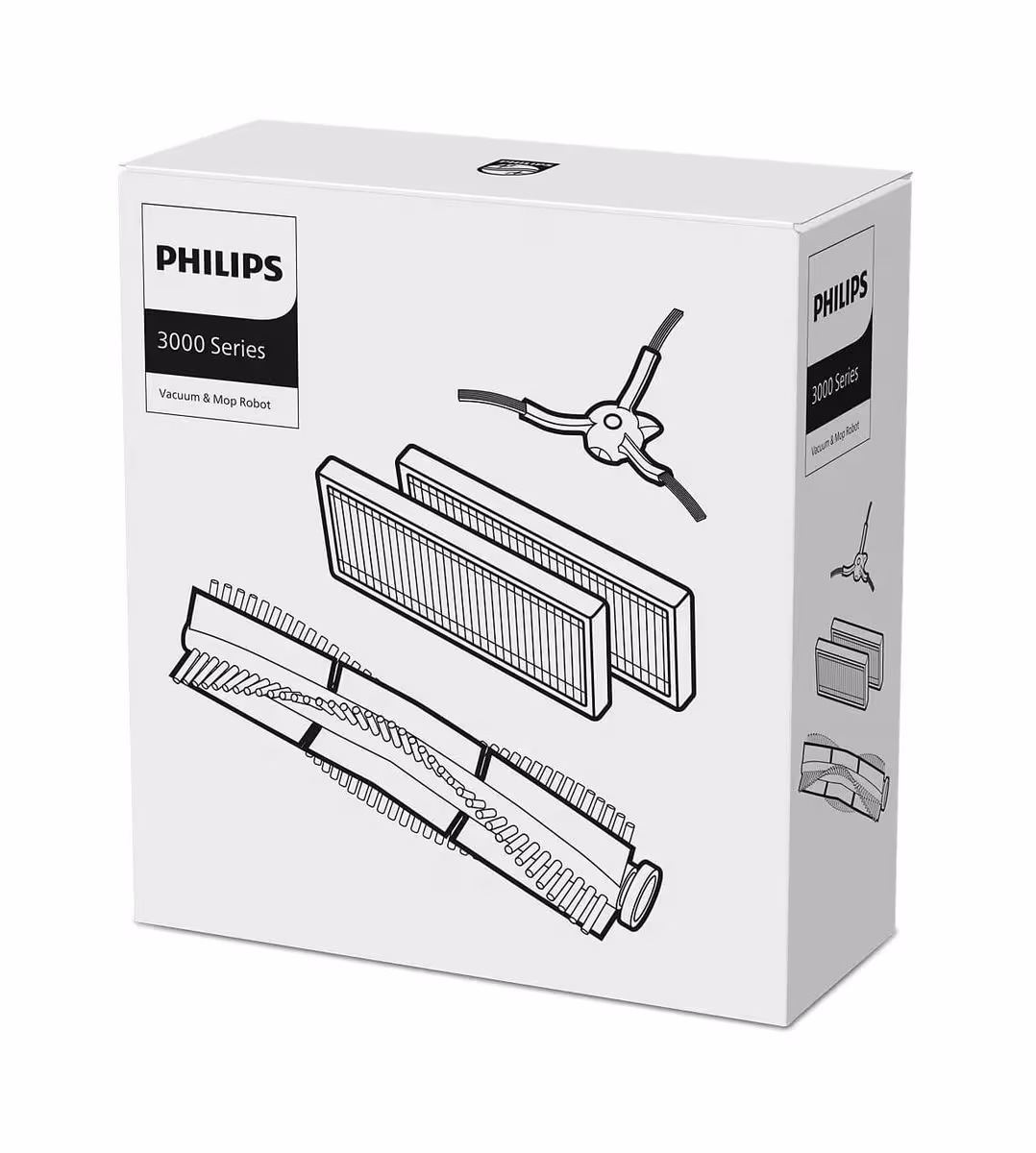Philips Wartungsset für 3000 Series Saugroboter XV1433/00 – Staubsauger Roboter Zubehör