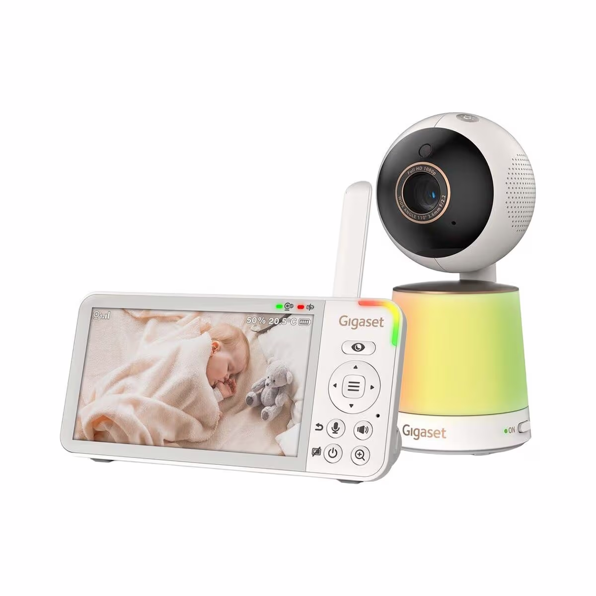 Image of Gigaset Baby 500 video CH Version Babyphone – weiss