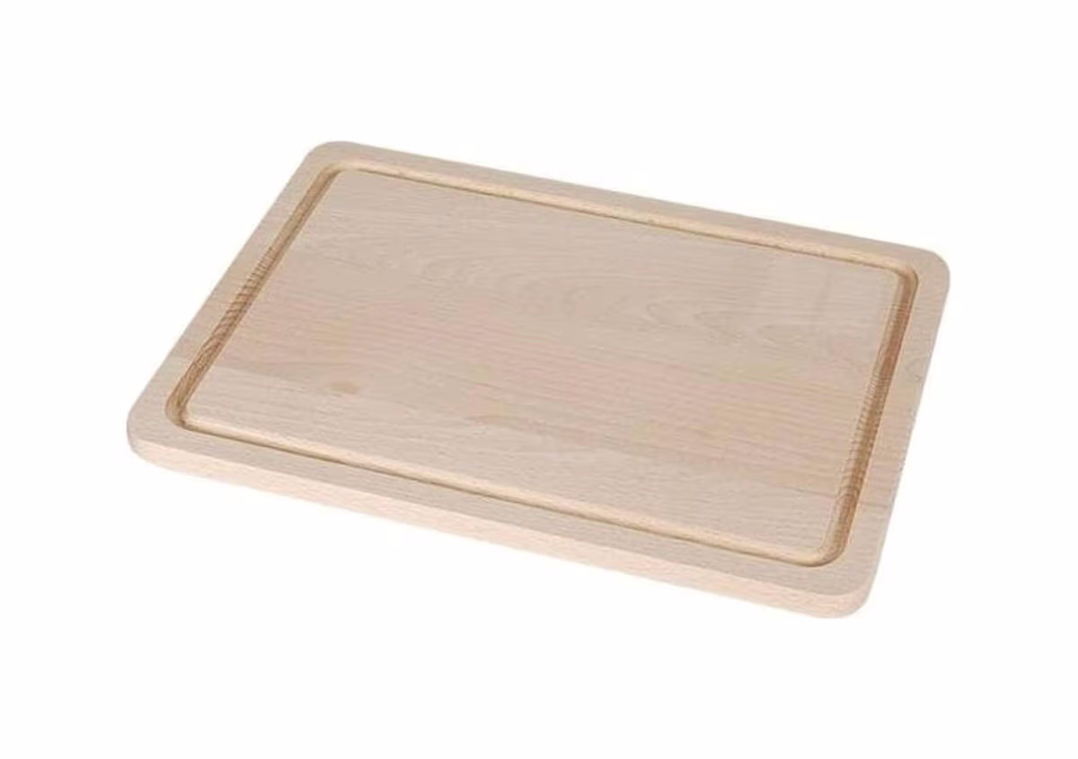 Kisag Holz Fleischbrett – Schneidebrett – hellbraun