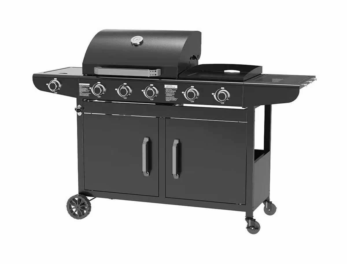 Image of Mr. Grill Multifunktions-Gasgrill – schwarz