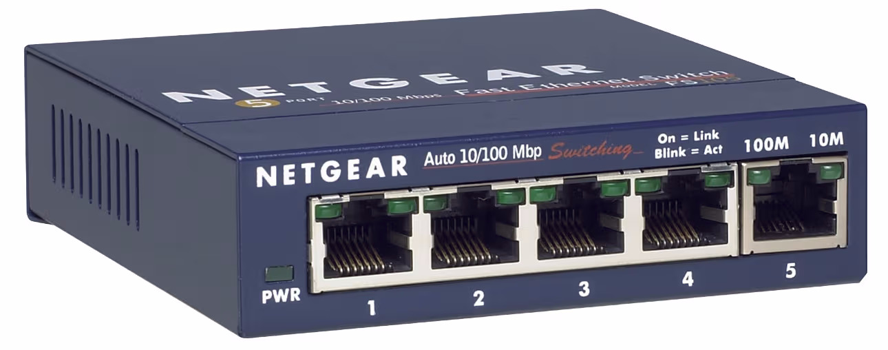 NETGEAR GS105GE 5-Port Gigabit Switch – Netzwerk, LAN & Ethernet Switch