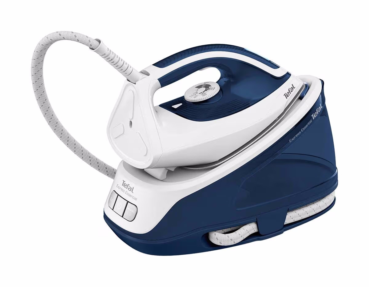 Tefal Essential SV6116 Bügelstation – Dampfbügelstation/Bügelstation – weiss