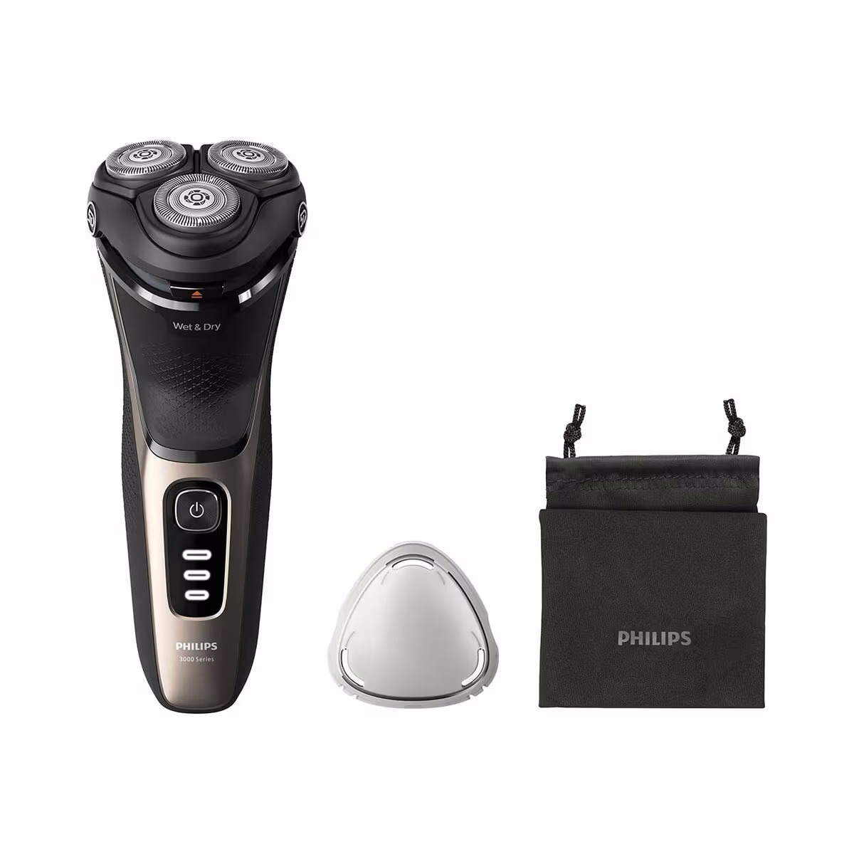 Philips 3000 Series S3242/12 Herrenrasierer – Rasierer/Rasierapparat – schwarz