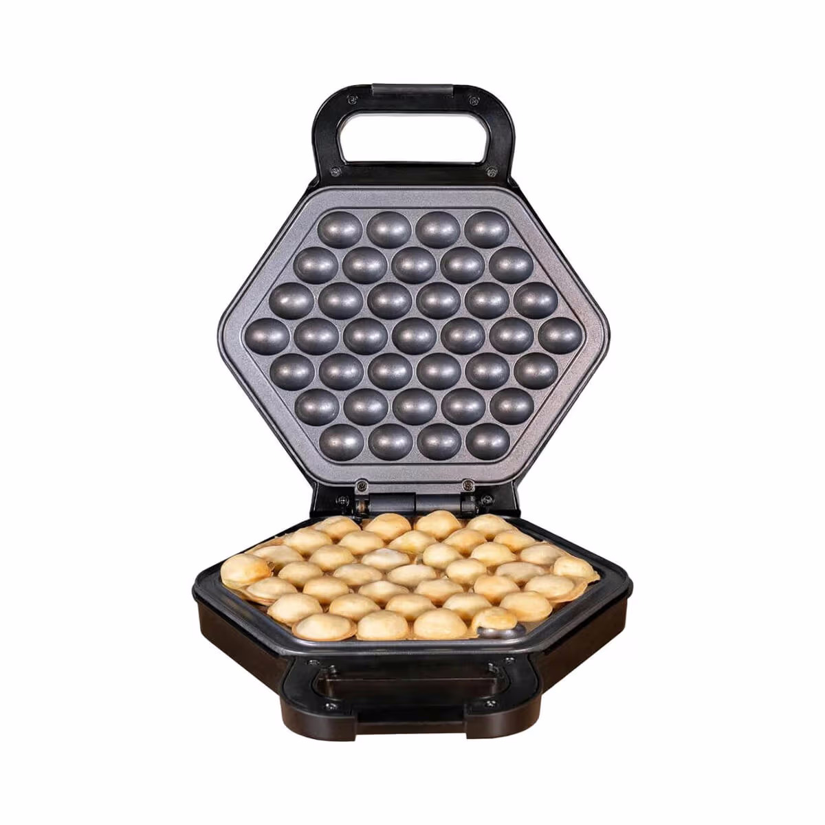 Image of Bamix Unold Wafflemaker Bobby Waffeleisen – Waffeleisen/Brezeleisen – schwarz / grau
