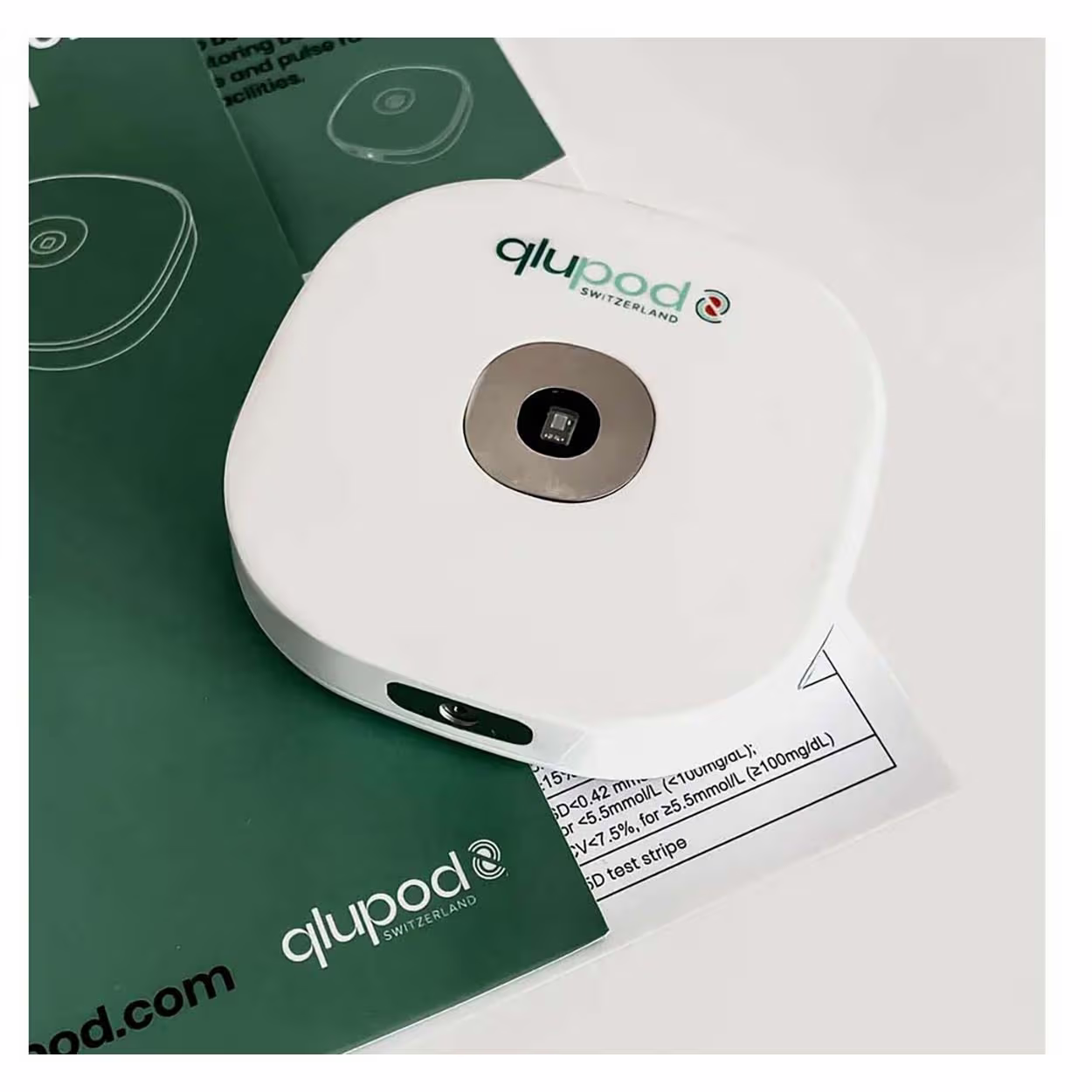 Image of Qlupod 3HC03ACH01 Gesundheitsüberwachung – Blutdruckmessgerät/Herzfrequenzmessgerät – weiss