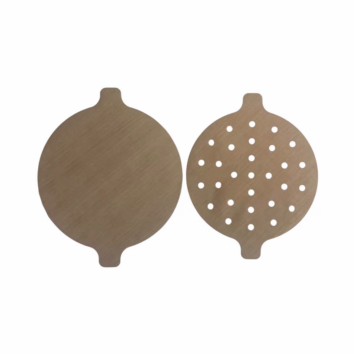 Image of NO STIK NS-24017-R 2er-Set rund Frittierfolie – Friteuse Zubehör – braun
